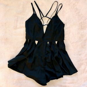 Strappy Cut Out Romper